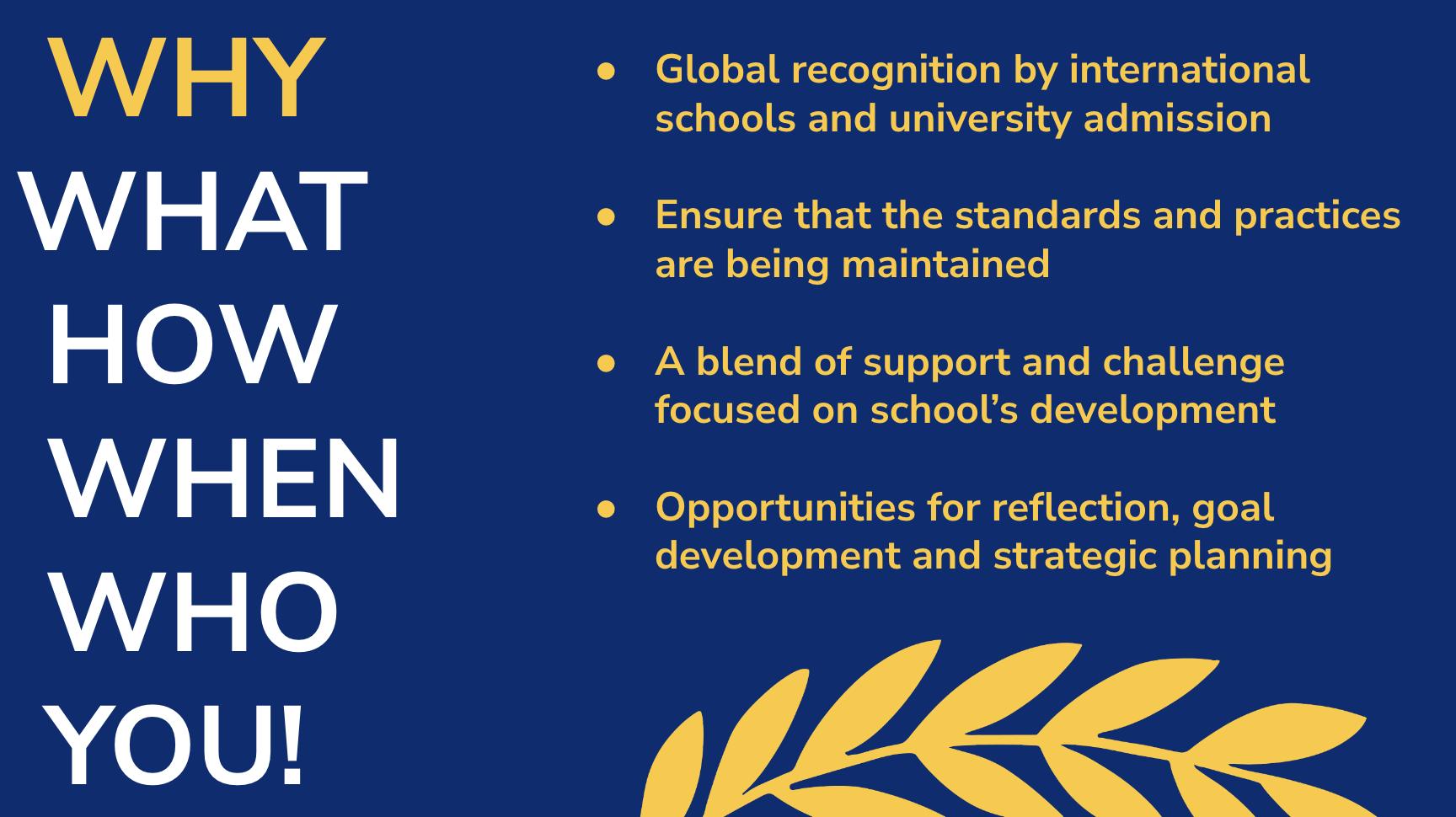 2022-23 Accreditation@St.Mary’s WHY WHAT  HOW  WHEN  WHO  YOU!